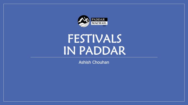 Festivals in Paddar